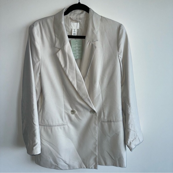 NWT H&M Single Breasted Blazer Jacket Size Small - Picture 3 of 6